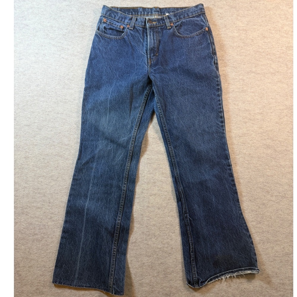 Jordache Vintage 80s High Waist Flared Leg Jeans Medium Wash 100% Cotton 11/12
